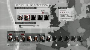 Les missions de la guilde des Assassins